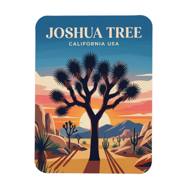 Joshua Tree Nationalpark USA Magnet (Vertikal)