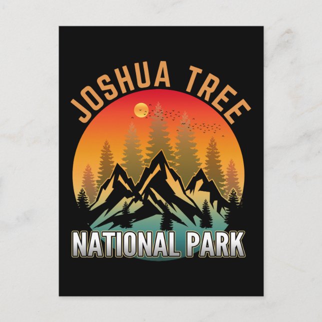 Joshua Tree nationalpark Vykort (Framsida)
