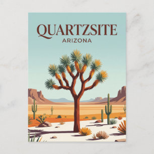 Joshua Tree Parkway nära Quartzsite Arizona Vykort