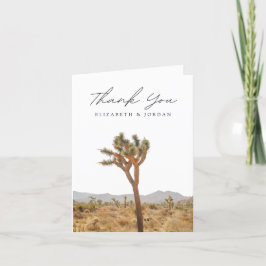 Joshua Tree Vertikal Tacksamhetskort Tack Kort