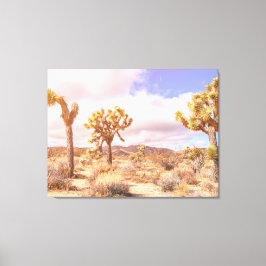 Joshua Trees Ökenlandskap Canvastryck