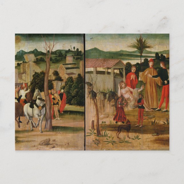 Joshua vid Jerichos väggar Vykort (Framsida)