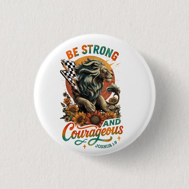 Joshus 1:9 knapp (Framsida)