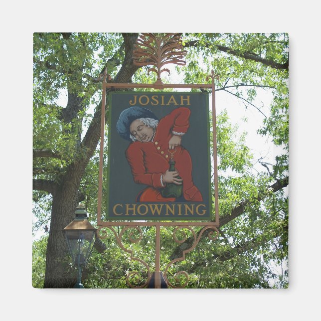 Josiah Chowning Tavern Magnet (Framsidan)