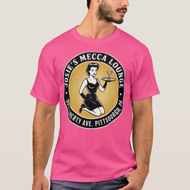 Josie's Mecca Lounge - Pittsburgh T Shirt (Framsida)