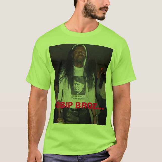 Josip Broz Dobar Skroz T-shirt (Framsida)