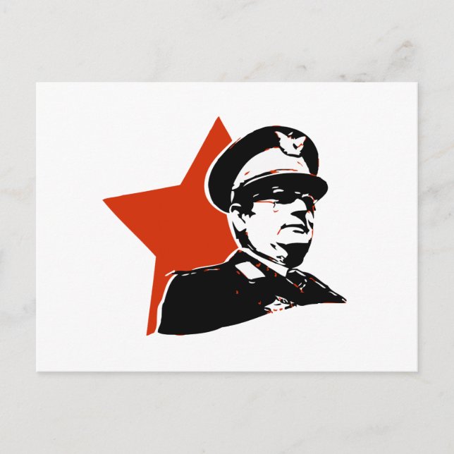 Josip Broz Tito Jugoslavija Vykort (Framsida)