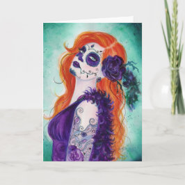 Joslyn Day of the dead-kort av Renee Lavoie Kort