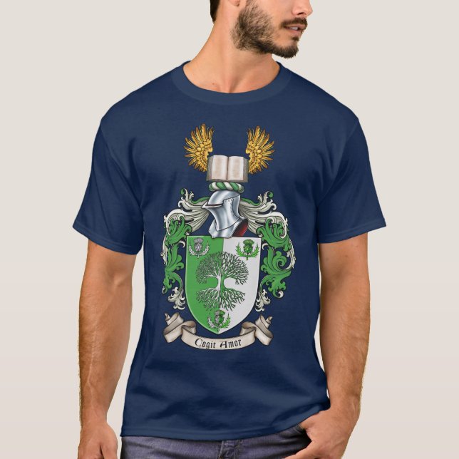 Joss/Joyce Family Association Jackar om Arm T Shirt (Framsida)