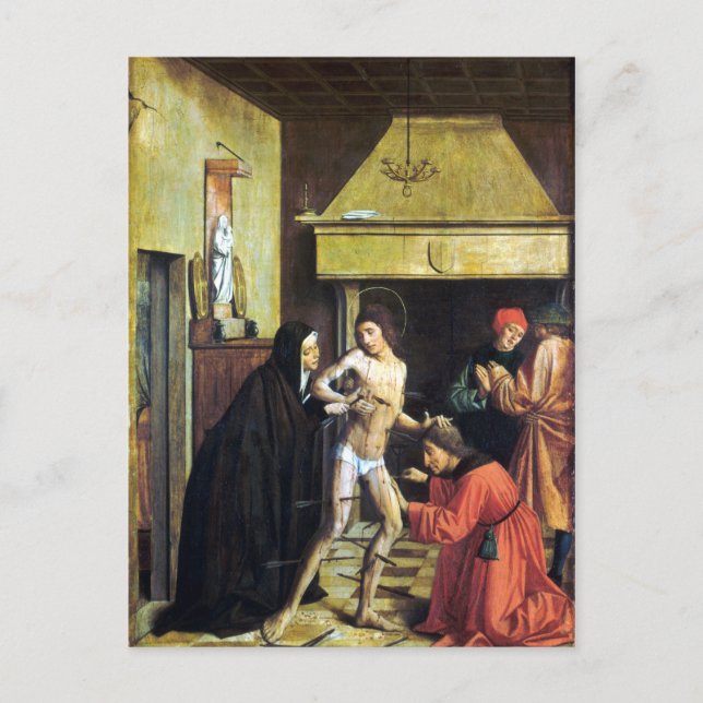 Josse Lieferinxe Sankt Sebastian botad av Irene Vykort (Framsida)