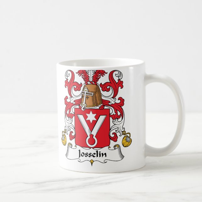 Josselin familjvapensköld kaffemugg (Höger)