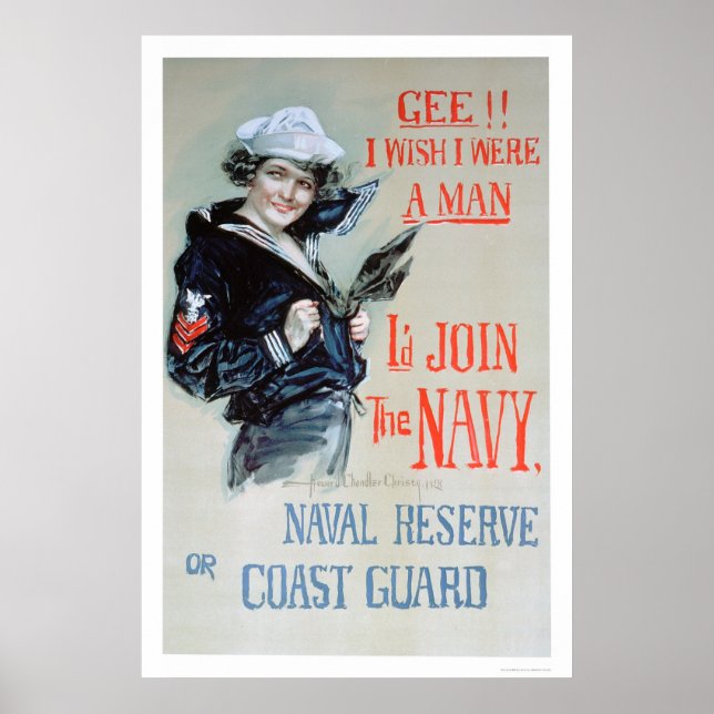 Jösses! Jag önskar att jag var man (US02281) Poster (Framsidan)