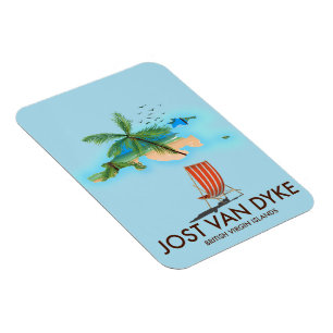 jost van dyke British Virgin Islands. Magnet