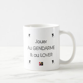 Jouer au GENDARME et au LOVER - Jeux de Mots Kaffemugg