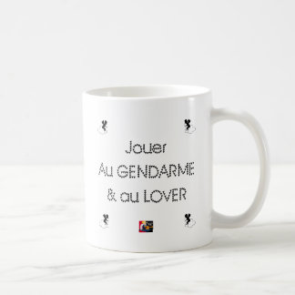 Jouer au GENDARME et au LOVER - Jeux de Mots Kaffemugg
