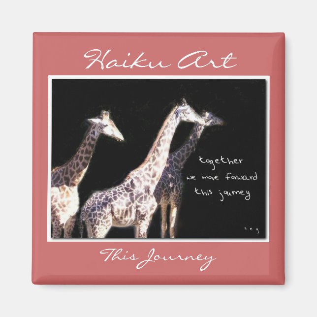 Jouney Haiku Art Magnet (Framsidan)