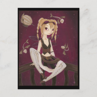 Jouney - Steam punk Fairy Post Card Vykort