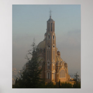 Jounieh domkyrkaaffisch poster