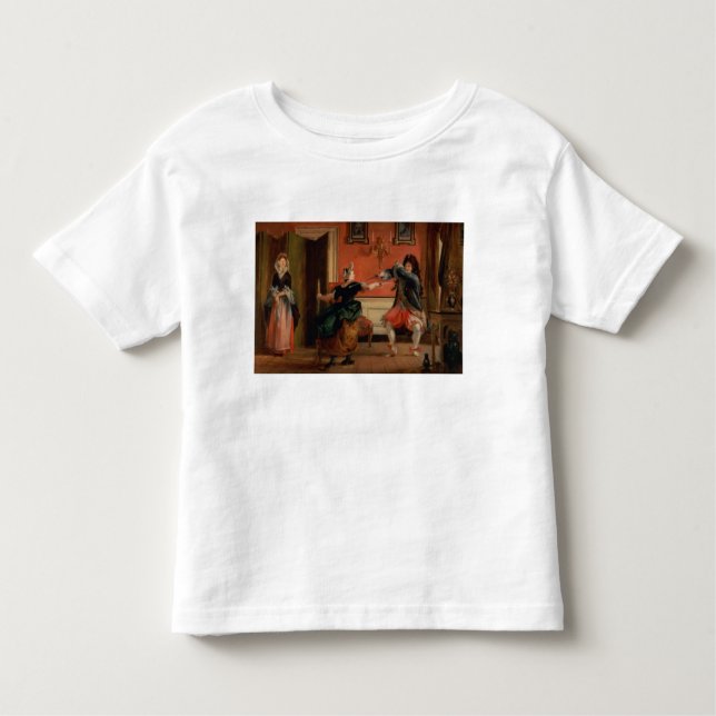 Jourdain fäktar hans Maid T-shirt (Framsida)