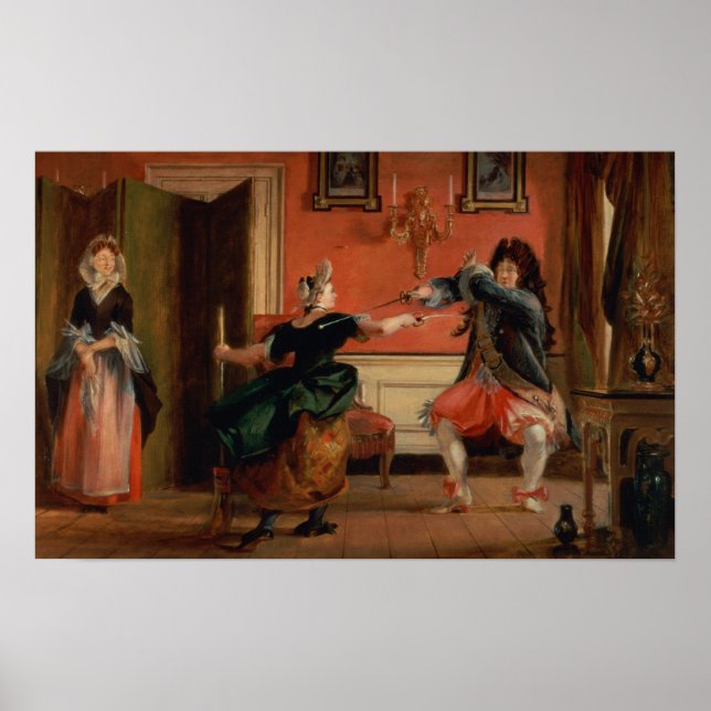 Jourdain Fences his Maid Poster (Framsidan)