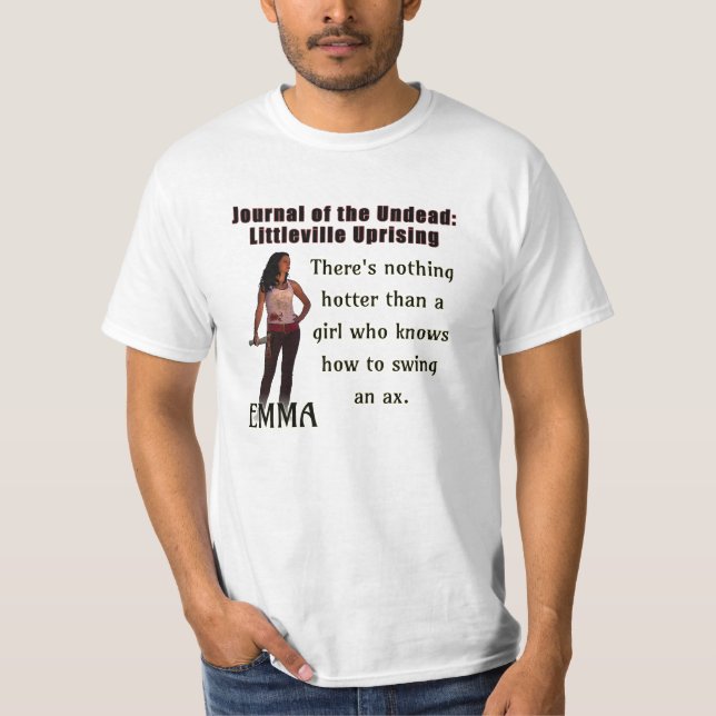 Journal av odödan: EMMA Tshirt (manar) Tee Shirt (Framsida)