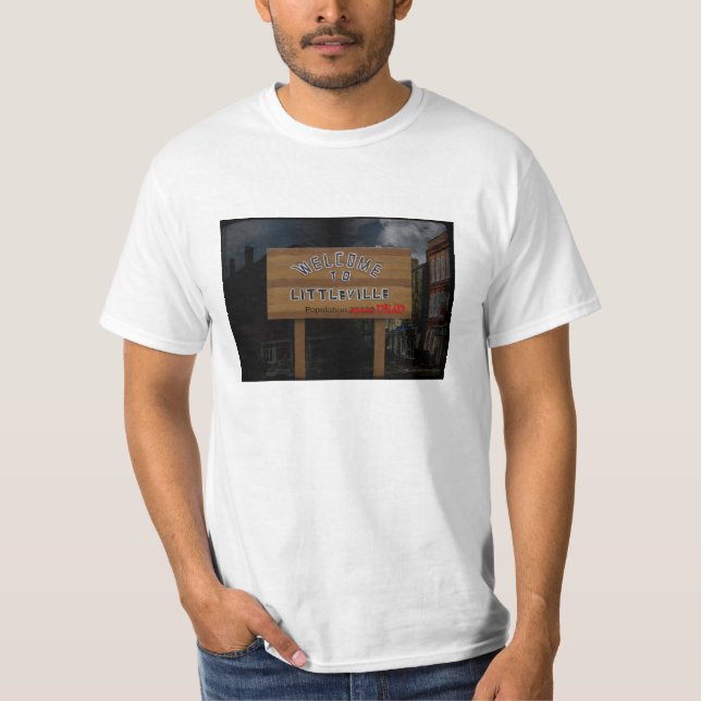 Journal av odödan: Littleville Tshirt (manar) Tee (Framsida)
