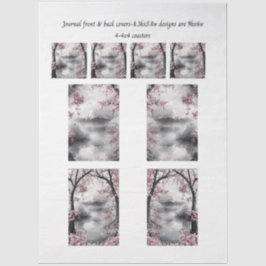 Journal Covers Mount Fuji Cherry Blossom Coasters 