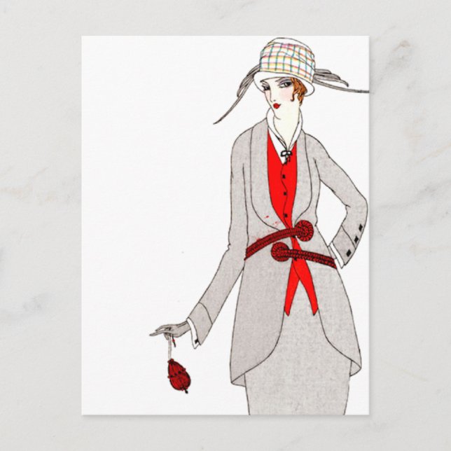 Journal des Dames et des Modes 1 Vykort (Framsida)