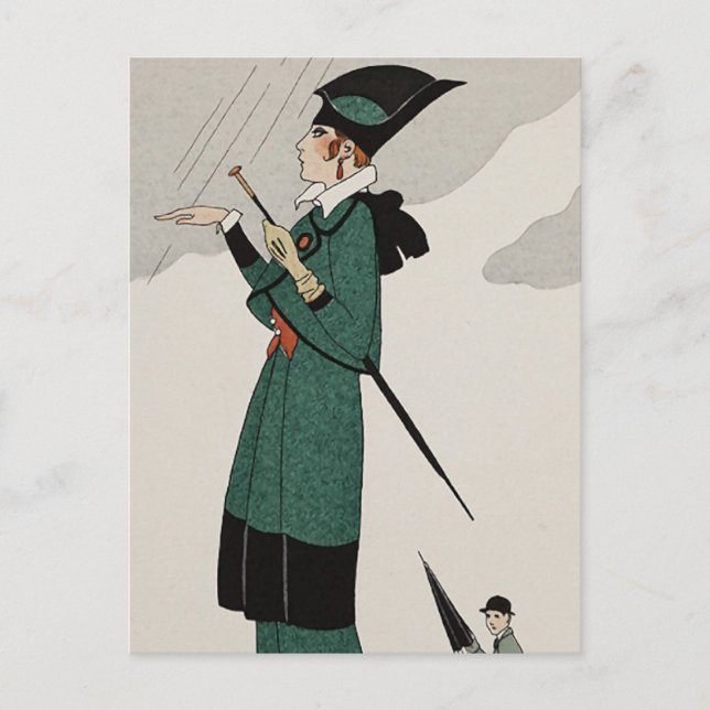 Journal des Dames et des Modes 6 Vykort (Framsida)