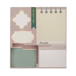 Journal Diary Rosa Personal ScrapbookPaper Anteckningsblock