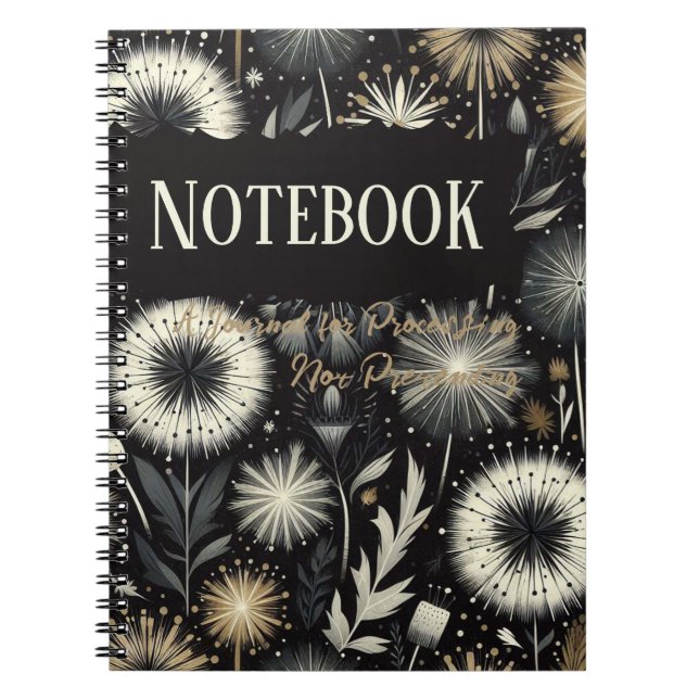 Journal för bearbetning, inte förebyggande anteckningsbok (Framsidan)