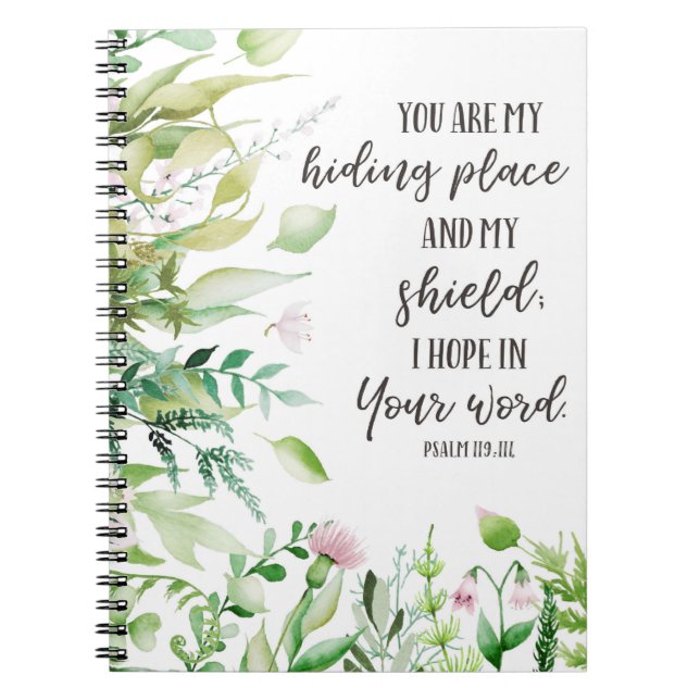 Journal för Psalm119:114bön, Anteckningsbok (Framsidan)