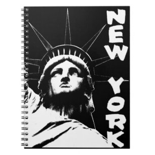 Journal-gåvor från Frihetsgudinnan New York för bä Anteckningsbok Med Spiral