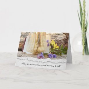 journal i stranden och sympati kort