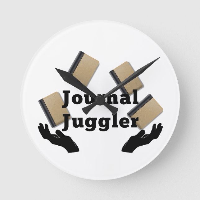 Journal Juggler Rund Klocka (Framsida)