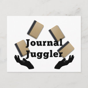 Journal Juggler Vykort
