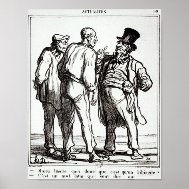 Journal 'Le Charivari' Poster (Framsidan)