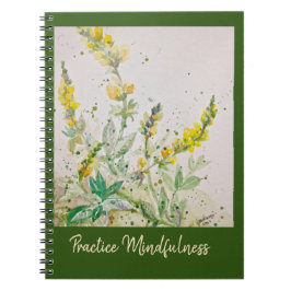 Journal-"Mindfulness" - Gräs Mtn Wildblommor Anteckningsbok
