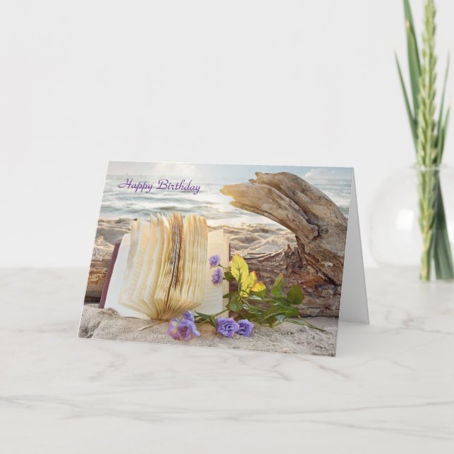 journal och ro på driftwood kort (Framsida)