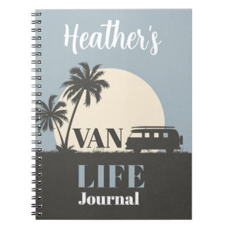 JOURNAL! 🚐 Personlig Van Life bärbar dator Anteckningsbok