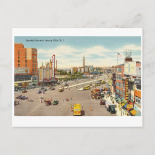 Journal Square, Jersey City, NJ Vykort
