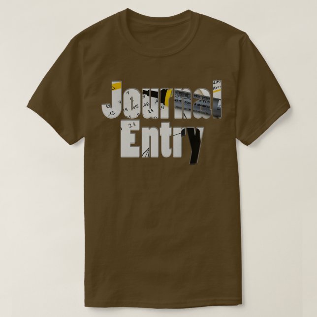 Journal T Shirt (Design framsida)