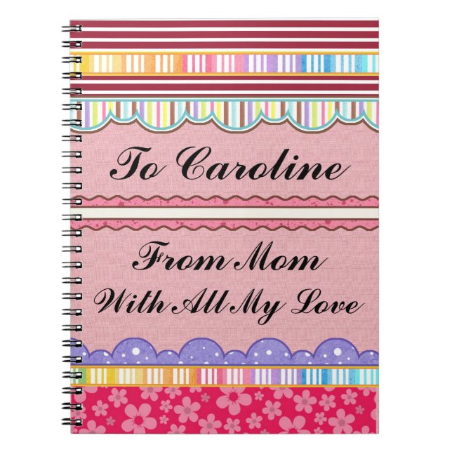 Journal Tankar från Mamma - SRF Anteckningsbok Med Spiral (Framsidan)