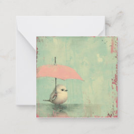 Journal Treasures & Rainy Pleasures: Minimal Bird Anteckningskort