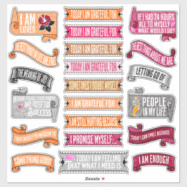 Journalanropar HUGE-etiketten Lakan Klistermärken