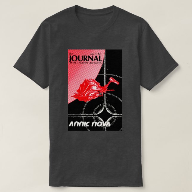Journalen av handelsresandearna bistår t shirt (Design framsida)