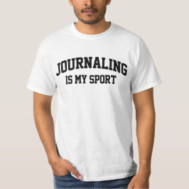 Journalföring är min sport t shirt