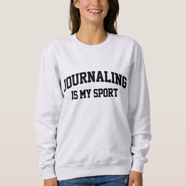 Journalföring är min sport t shirt (Framsida)