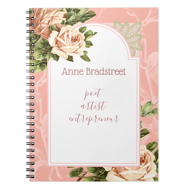 Journalföring för  Vintage Ro Anteckningsbok (Framsidan)