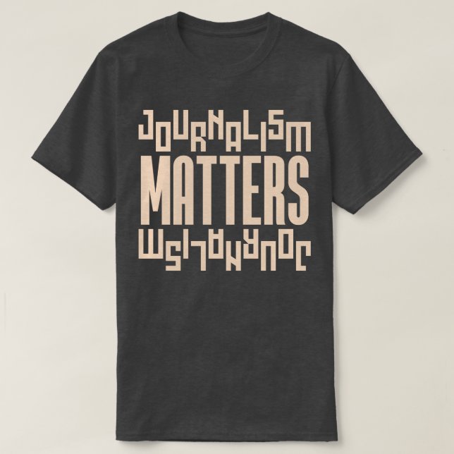 Journalism Ägare 6 T Shirt (Design framsida)